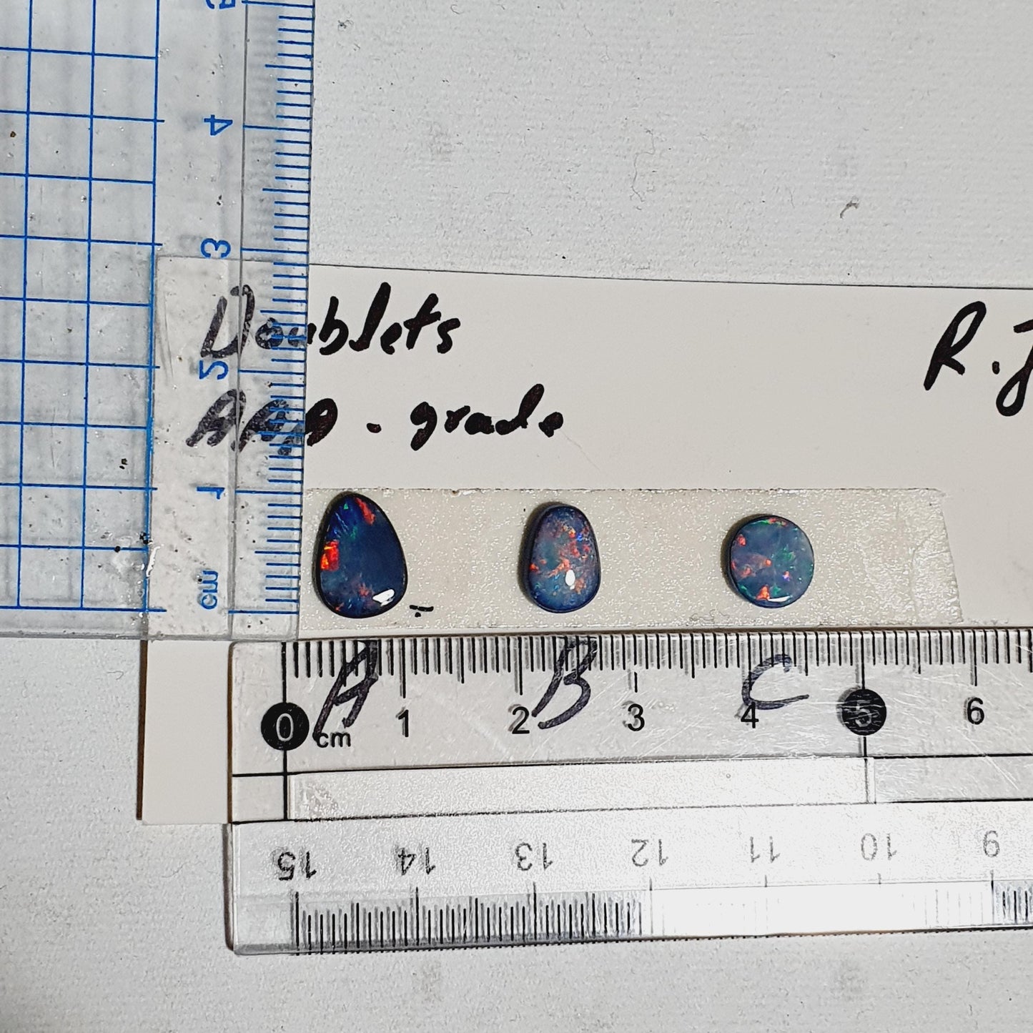Genuine Lightning Ridge Australian Black Opal Ring