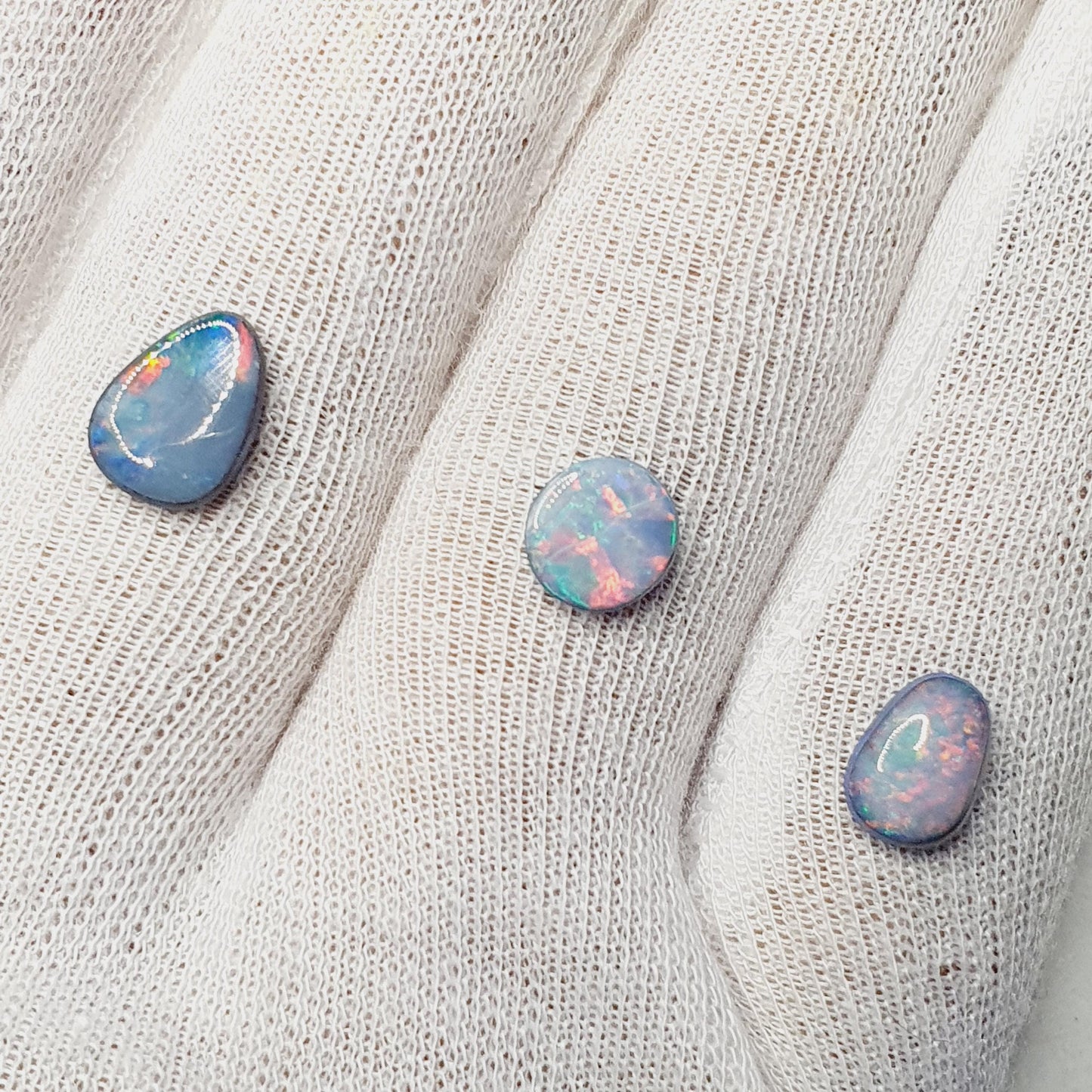 Genuine Lightning Ridge Australian Black Opal Ring