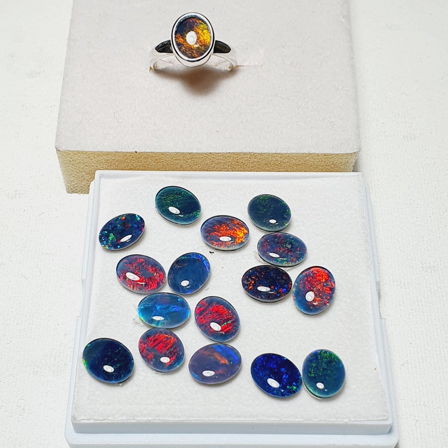 Australian lightning ridge Opal rings