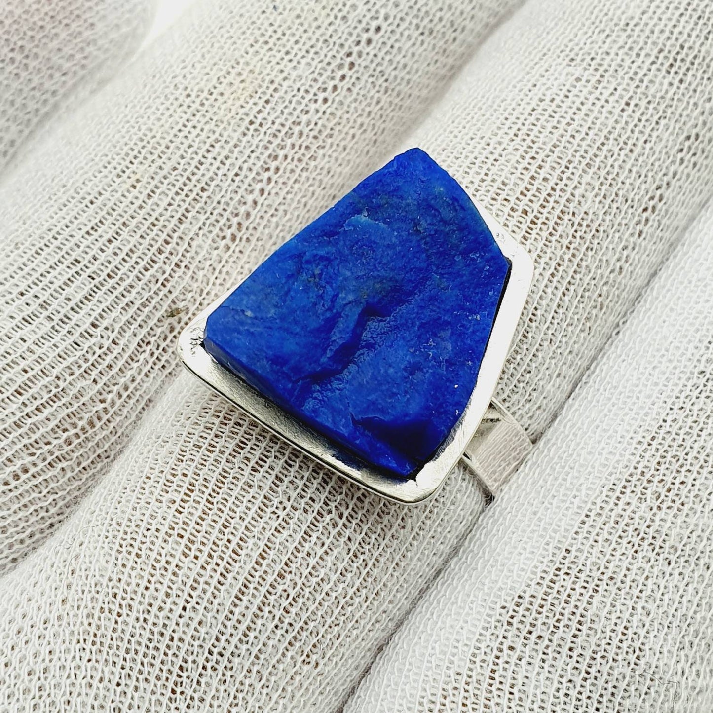 Raw genuine Lapislazuli Ring