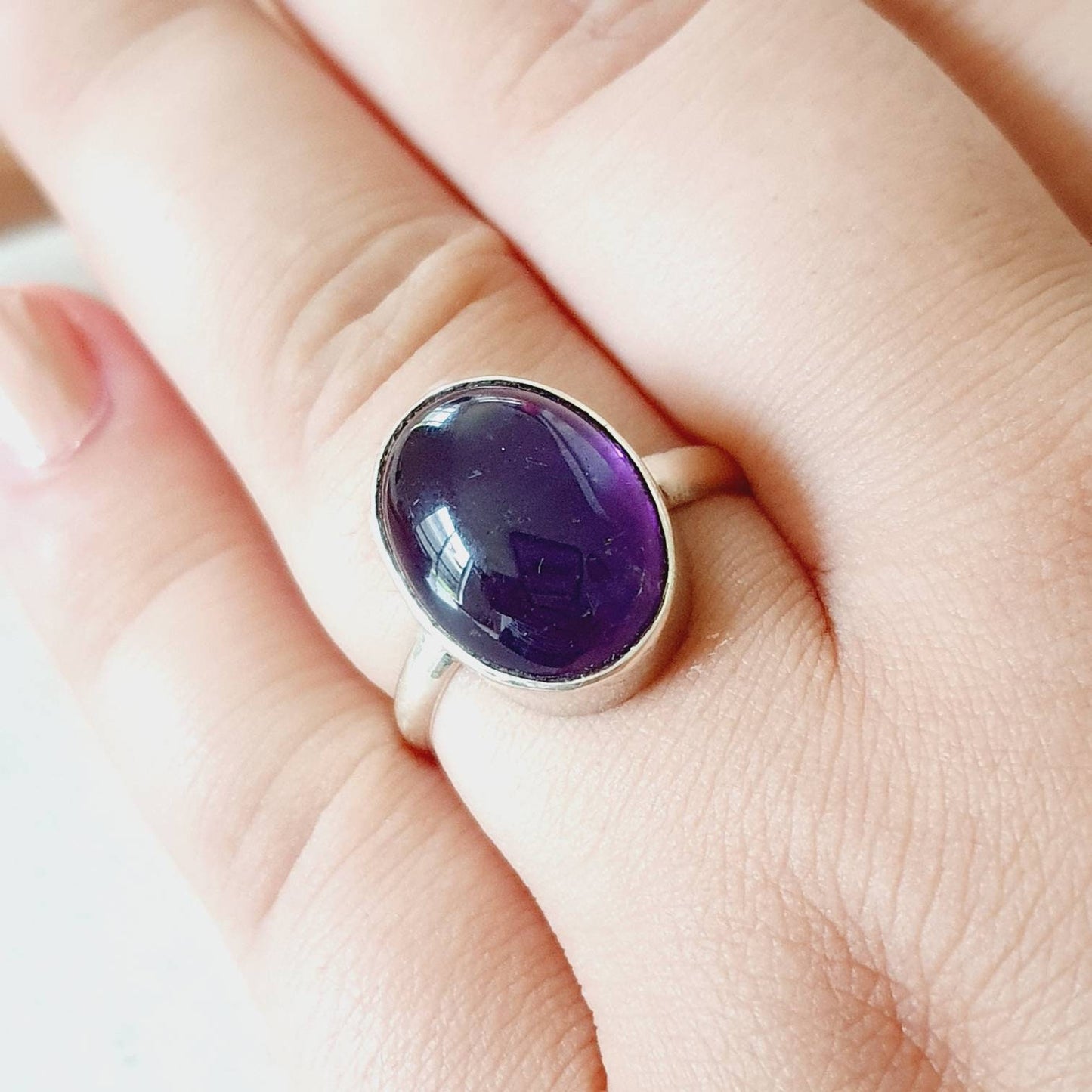Handmade Amethyst ring
