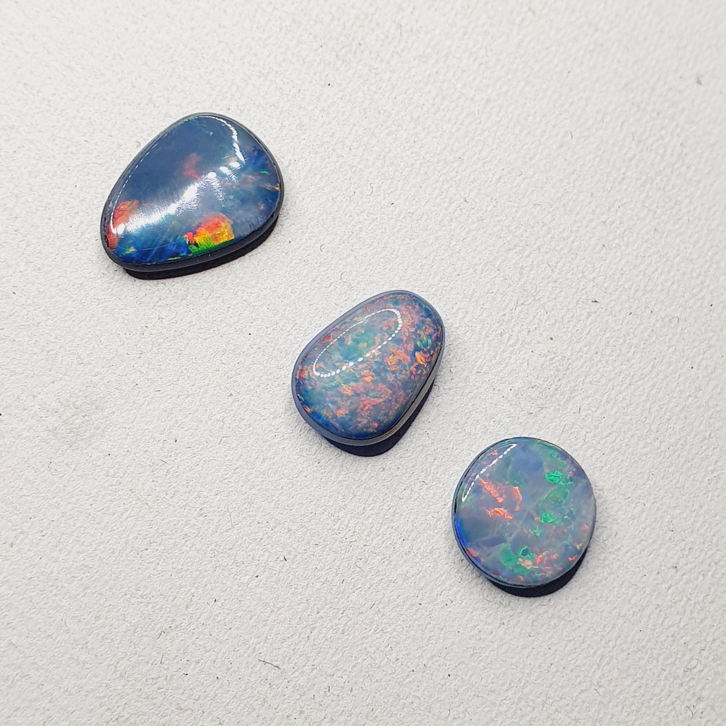 Genuine Lightning Ridge Australian Black Opal Ring