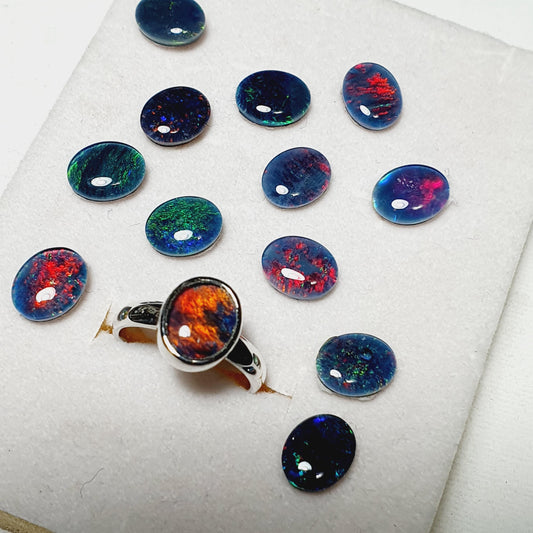 Australian lightning ridge Opal rings