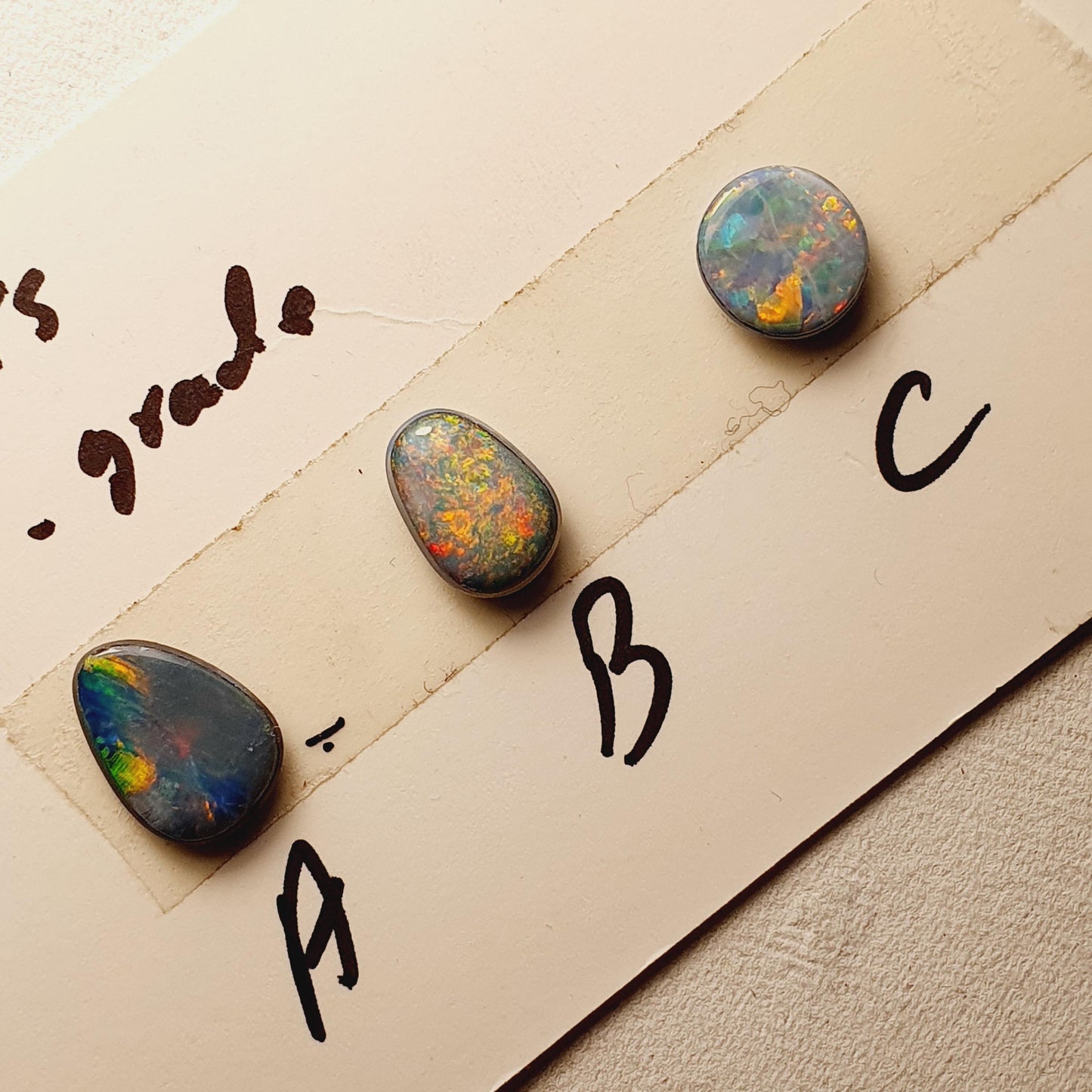 Genuine Lightning Ridge Australian Black Opal Ring