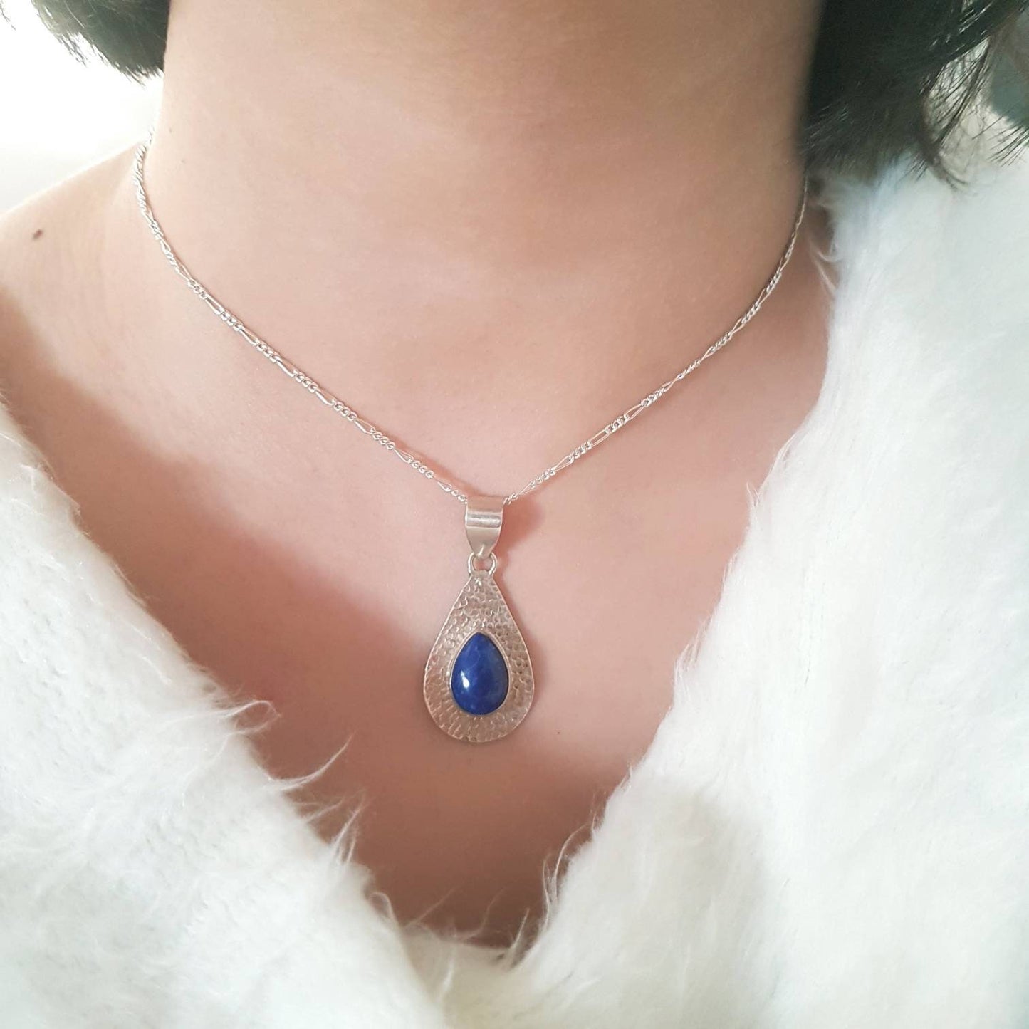 Lapis lazuli nacklace 925 silver, lapis lazuli pendants,handmade pendants, Gemstone pendants, genuine lapis lazuli pendants