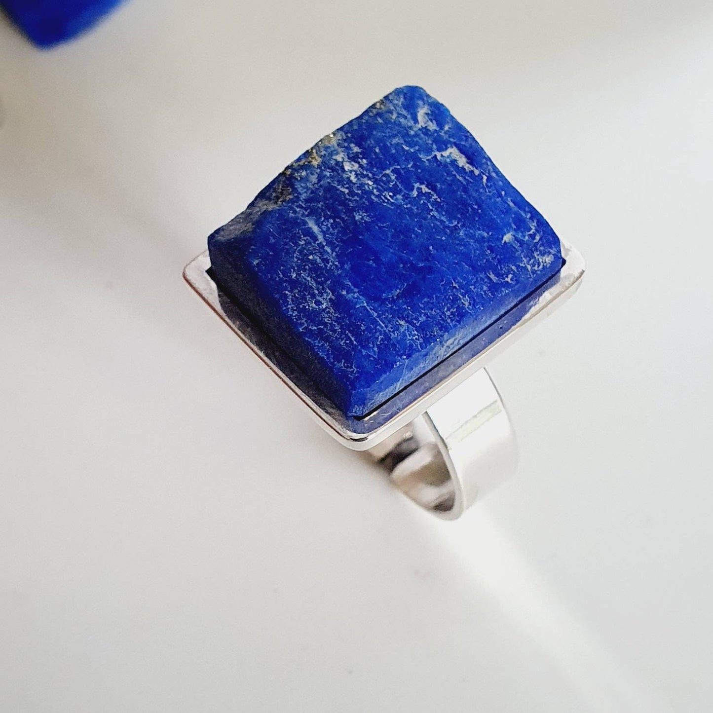 Raw genuine Lapislazuli Ring