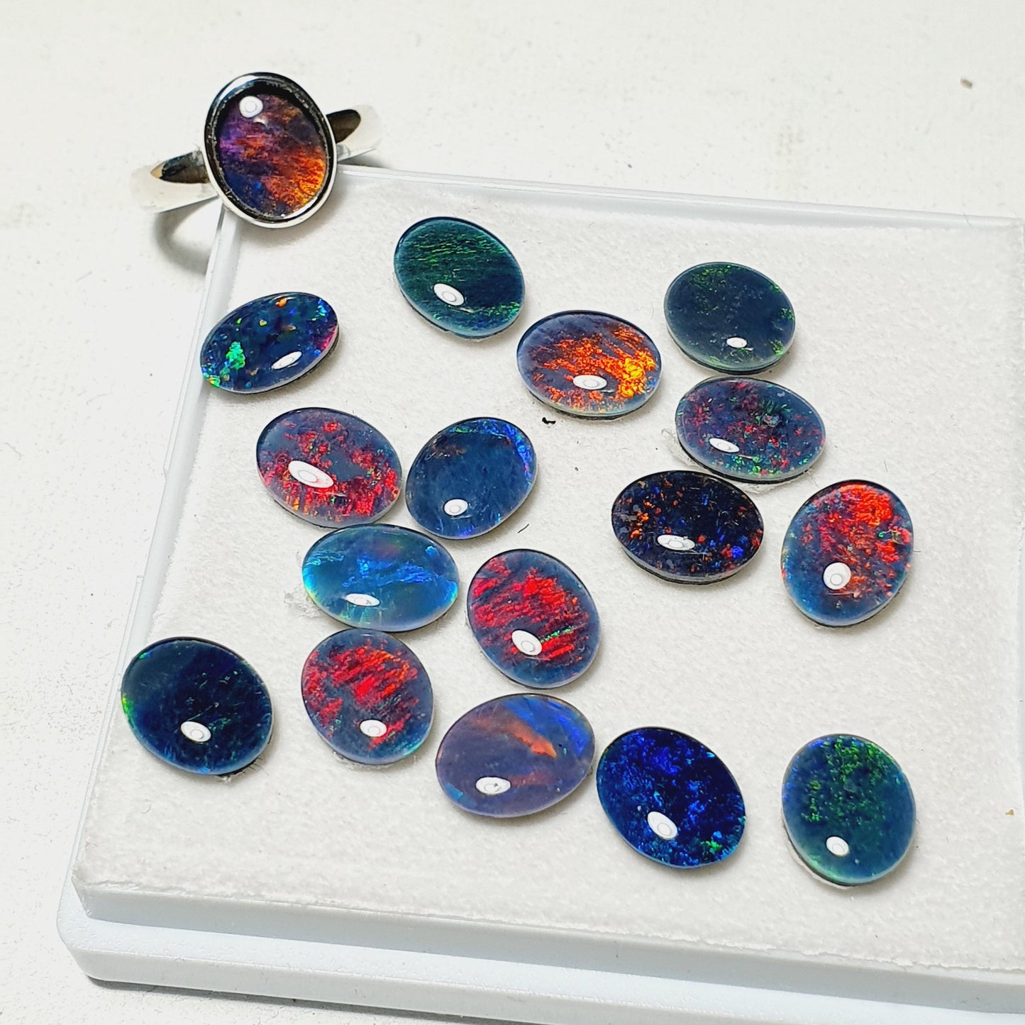 Australian lightning ridge Opal rings